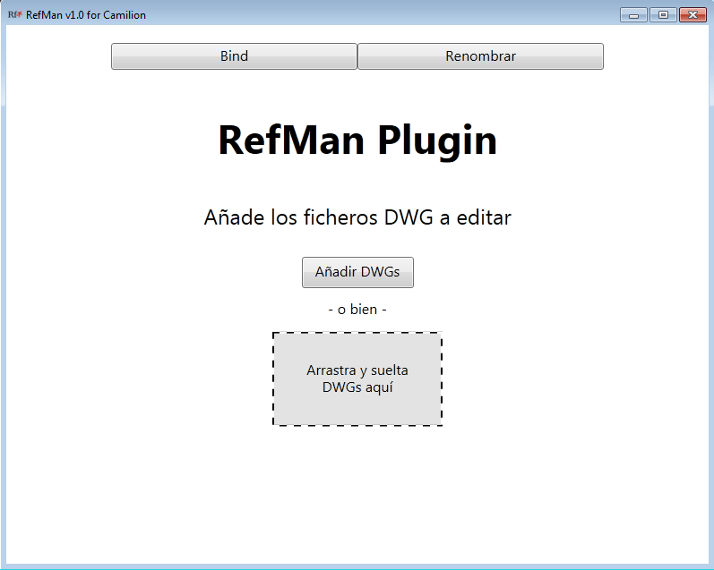 Refman software de AutoCAD de Autodesk de Camilion.